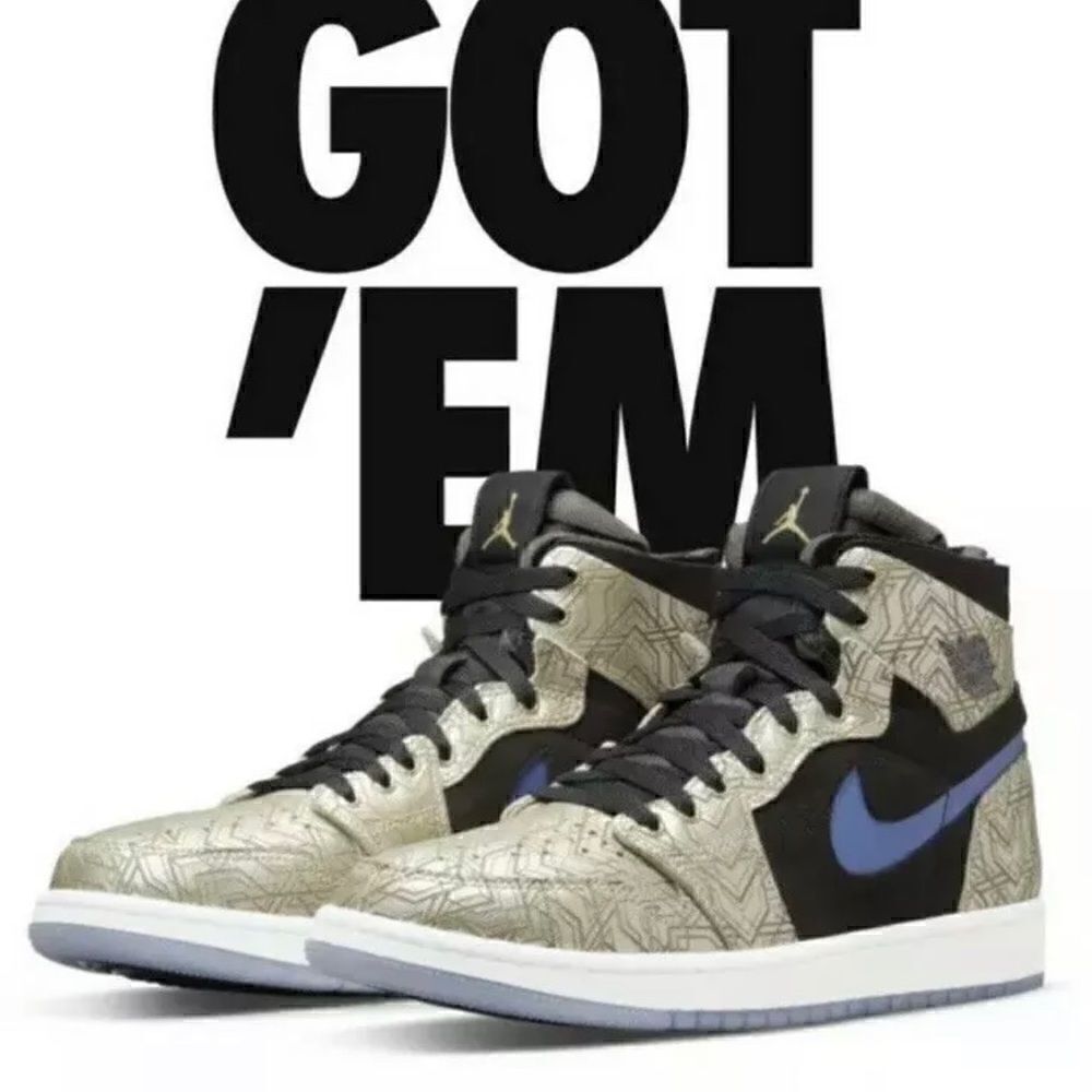 jordan 1 high zoom air cmft Gold Lazer 10.5